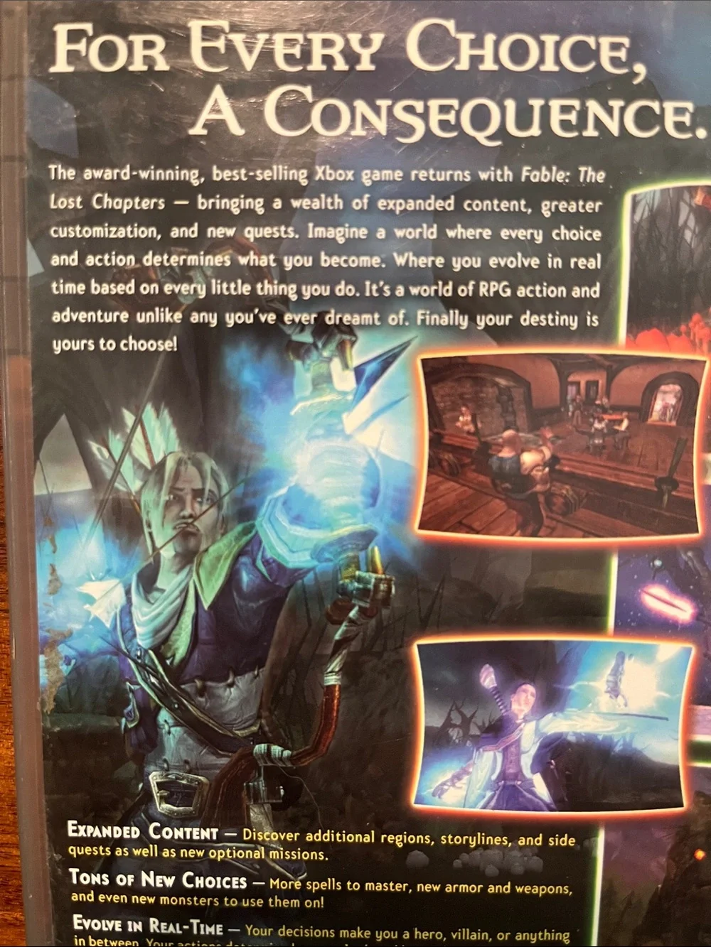 Fable: The Lost Chapters (Best of Platinum Hits edition) Original Xbox CIB
